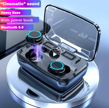 Load image into Gallery viewer, Wireless Earphones Bluetooth V5.0 TWS Wireless Bluetooth Headphones LED Display With 3300mAh Power Bank Headsets With Microphone